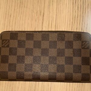 Louis Vuitton Dark Brown Checkered Wallet